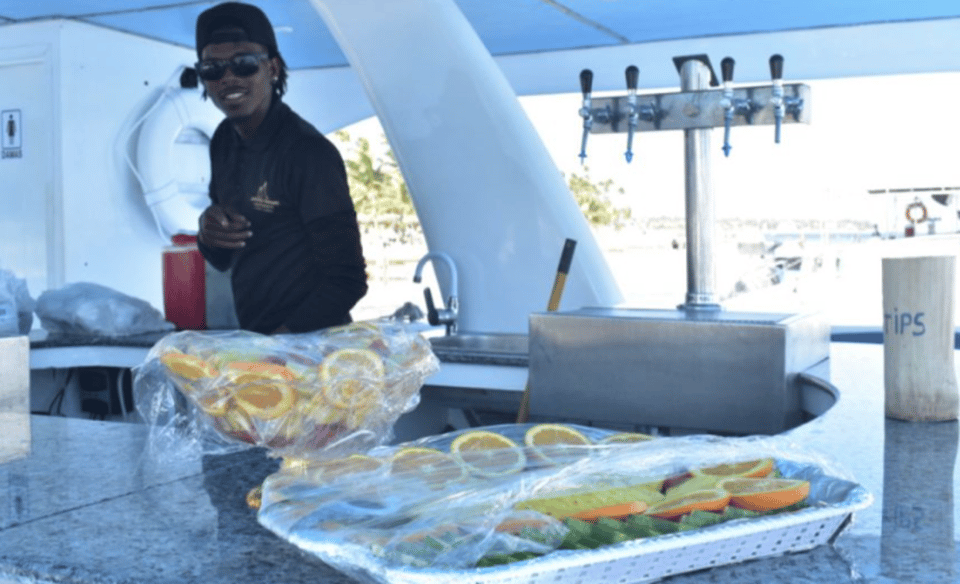 Party boat in catamaran trinity| snorkeling| private beach - Image 6