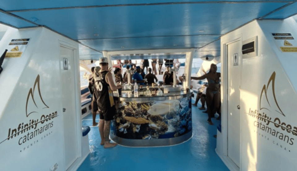 Party boat in catamaran trinity| snorkeling| private beach - Image 10